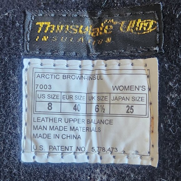 Vasque Arctic Brown Insulated Hiking Leather Snow Boots Winter - Picture 5 of 10